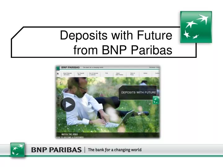 deposits with future from bnp paribas