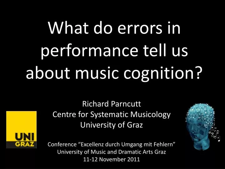 what do errors in performance tell us about music cognition