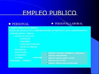 empleo publico
