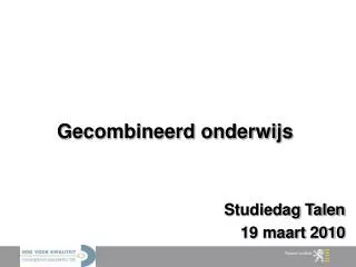 gecombineerd onderwijs