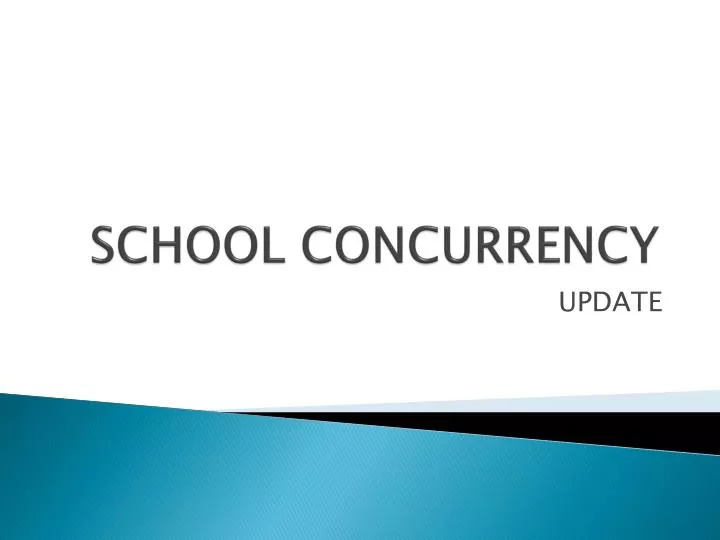 school concurrency