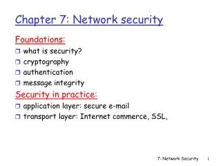 chapter 7 network security