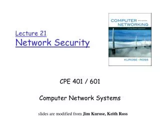 Lecture 21 Network Security