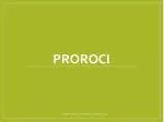 Proroci - slide 1