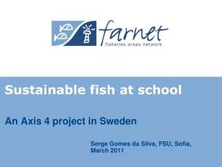 Sustainable fish at school