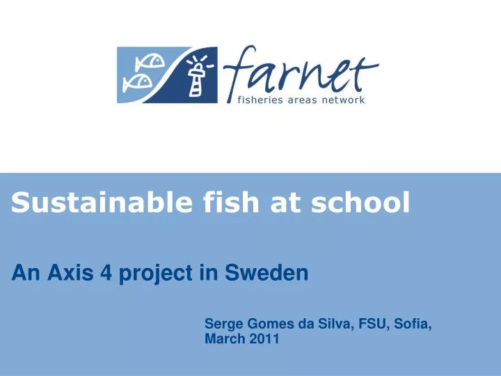 sustainable fish at school
