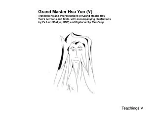 Grand Master Hsu Yun (V)