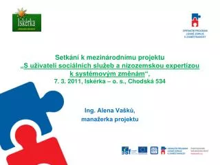ing alena va k mana erka projektu