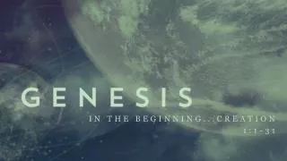 In the beginning...Creation 1:1-31