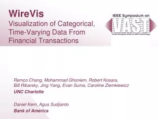 WireVis Visualization of Categorical, Time-Varying Data From Financial Transactions