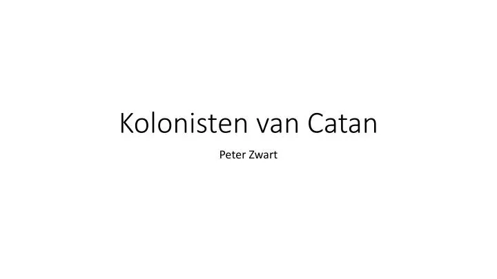 kolonisten van catan