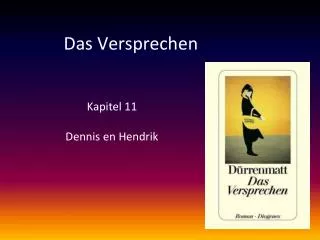 das versprechen