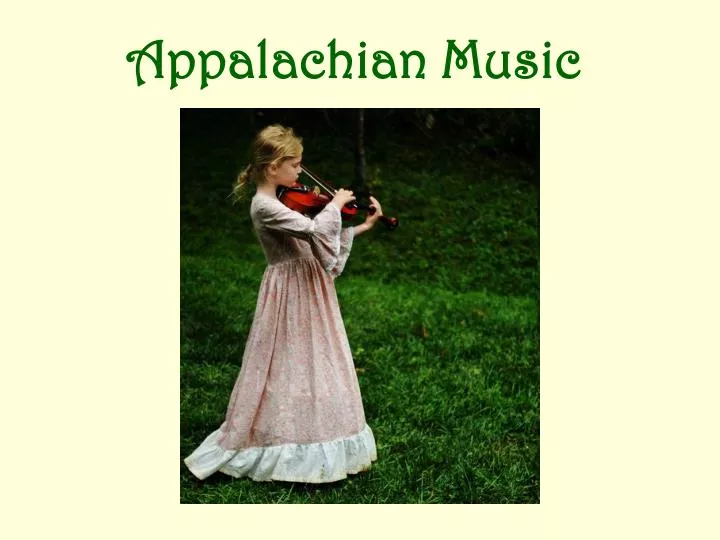 appalachian music