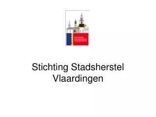 stichting stadsherstel vlaardingen