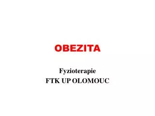 obezita