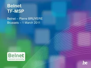 Belnet TF-MSP