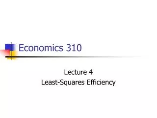 Economics 310