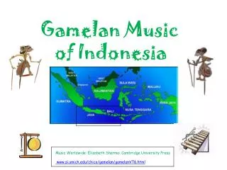 Gamelan Music of Indonesia