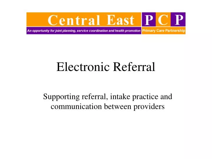 electronic referral