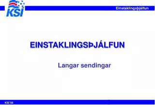 einstaklings j lfun