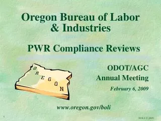 Oregon Bureau of Labor &amp; Industries