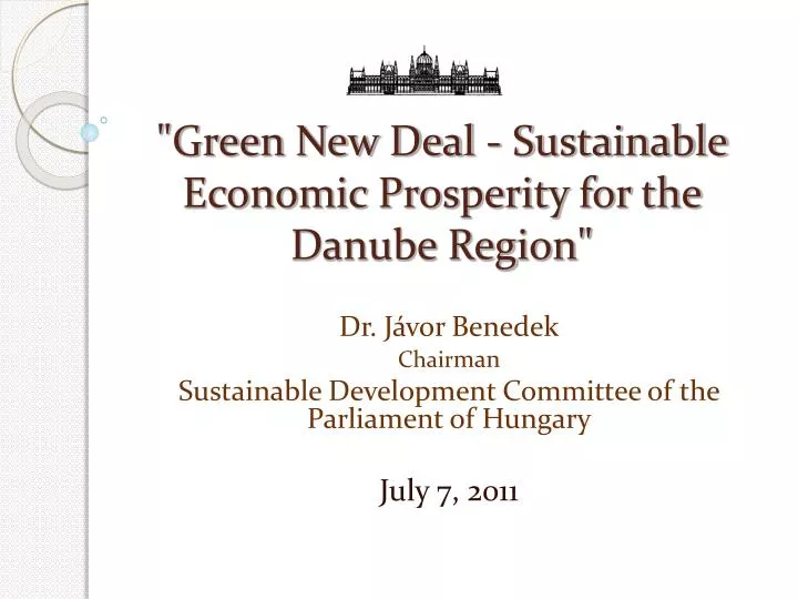 green new deal sustainable economic prosperity for the danube region