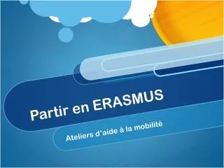partir en erasmus