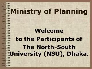 Ministry of Planning