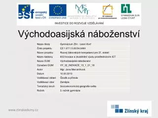 v chodoasijsk n bo enstv