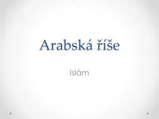 arabsk e