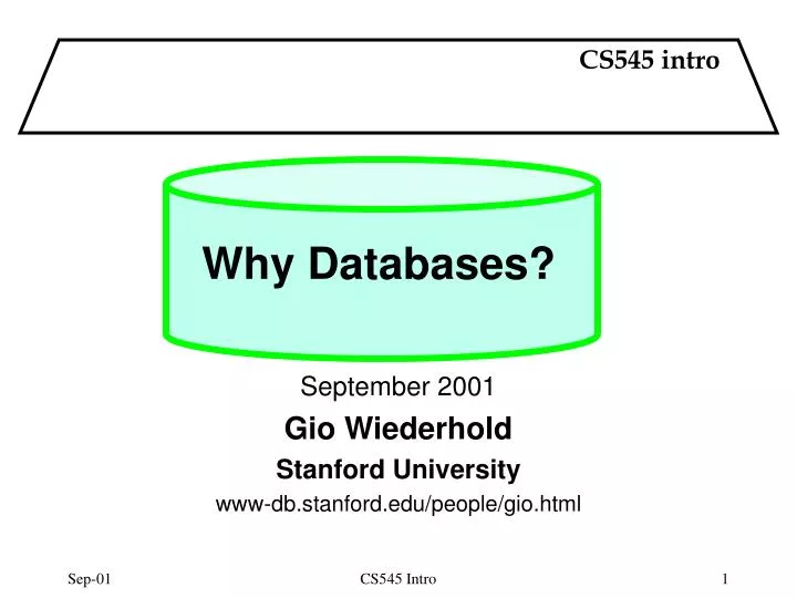 why databases