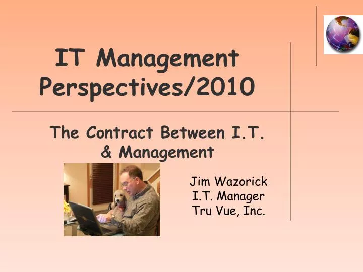 it management perspectives 2010