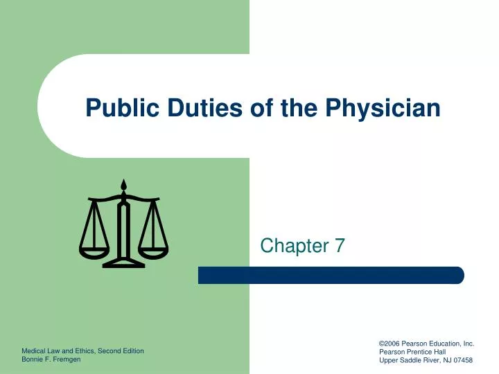 public duties of the physician