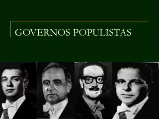 governos populistas