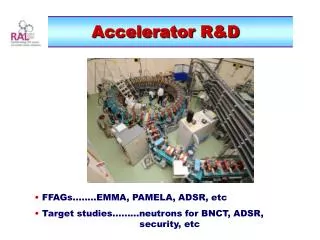 Accelerator R&amp;D