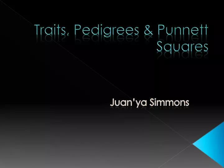 traits pedigrees punnett squares