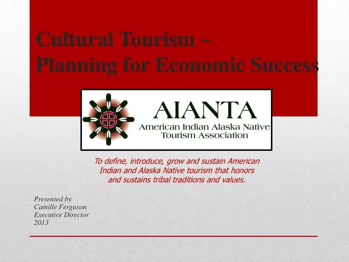 cultural tourism planning for economic success