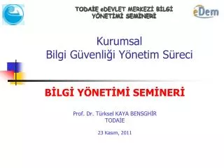 kurumsal bilgi g venli i y netim s reci