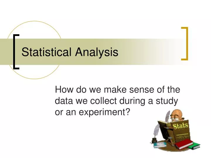 statistical analysis