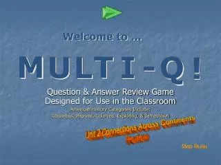 Multi-Q Introduction