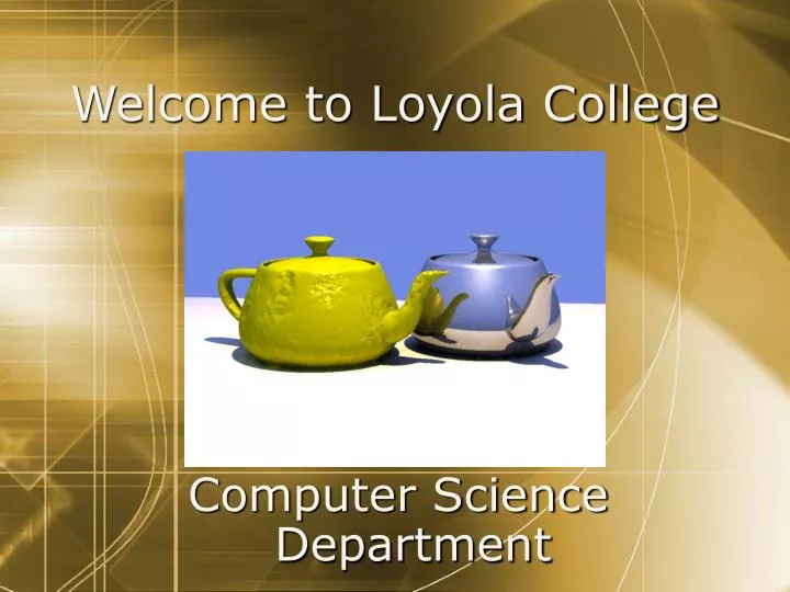 welcome to loyola college