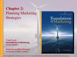 Chapter 2: Planning Marketing Strategies