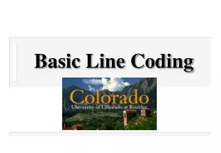 basic line coding