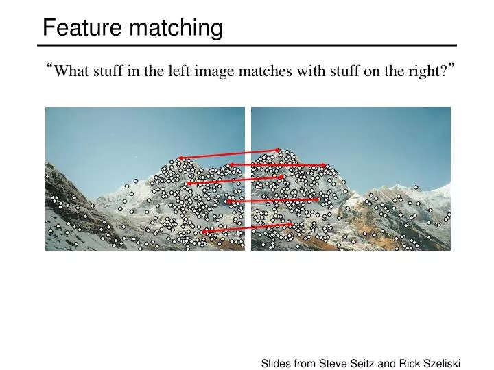 feature matching