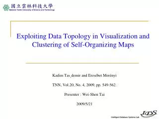 Exploiting Data Topology in Visualization and Clustering of Self-Organizing Maps
