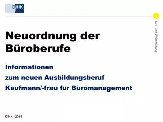 neuordnung der b roberufe