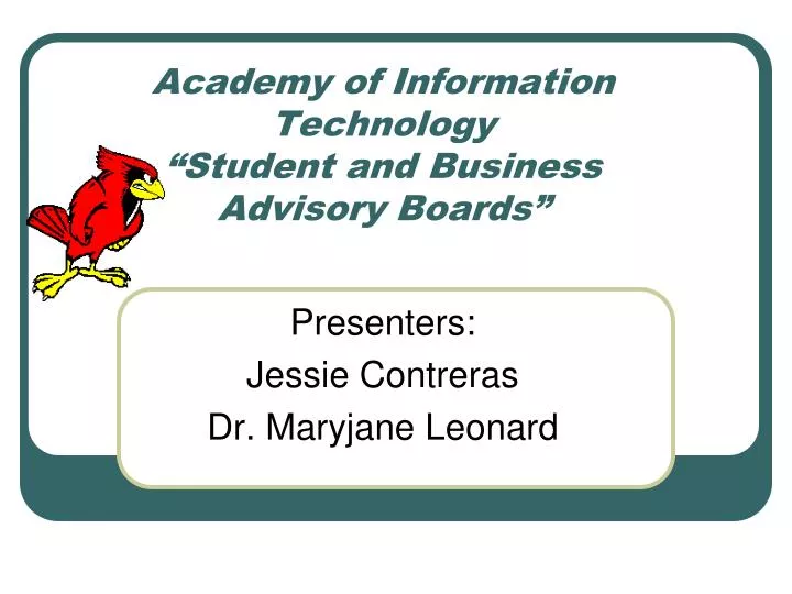 academy of information technology student and business advisory boards