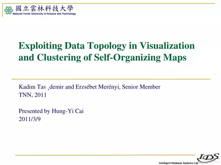exploiting data topology in visualization and clustering of self organizing maps