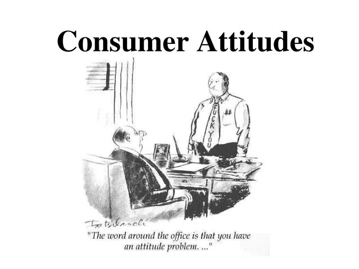 consumer attitudes