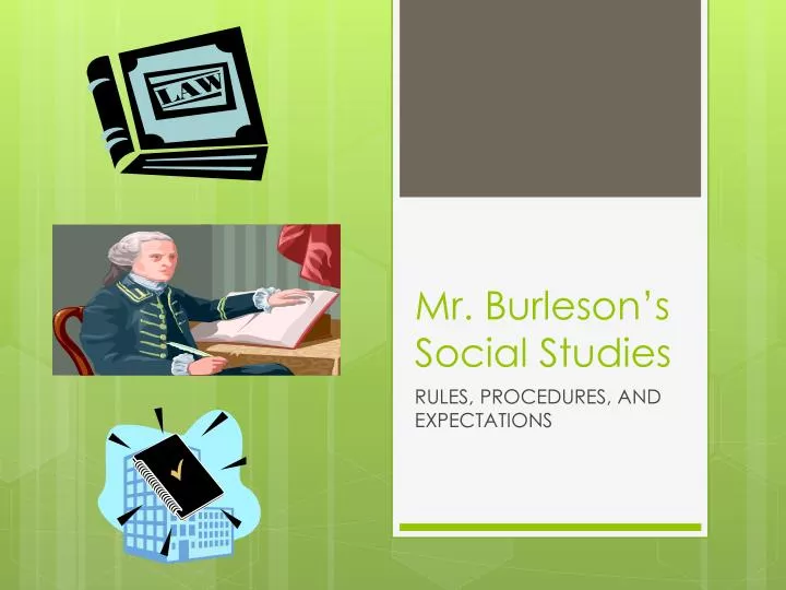 mr burleson s social studies